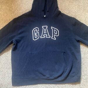 GAP Men's Dark Blue Hoodie Sweater